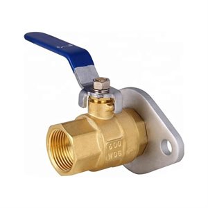 Bride valve Fileté 1-1 / 4" rotative brass