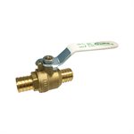 Lead Free brass ball valve 3 / 4" PEX