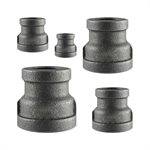 Black malleable iron reducing coupling