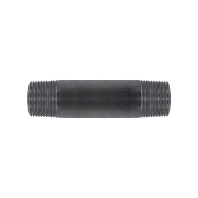 Black steel Nipple 1-1 / 2'' x 5-1 / 2''