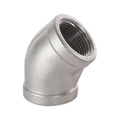 Elbow 11 / 4'' 45 degree stainless steel